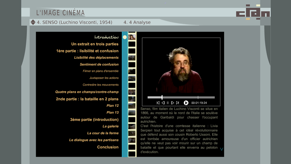 copie d'écran du module Image cinéma