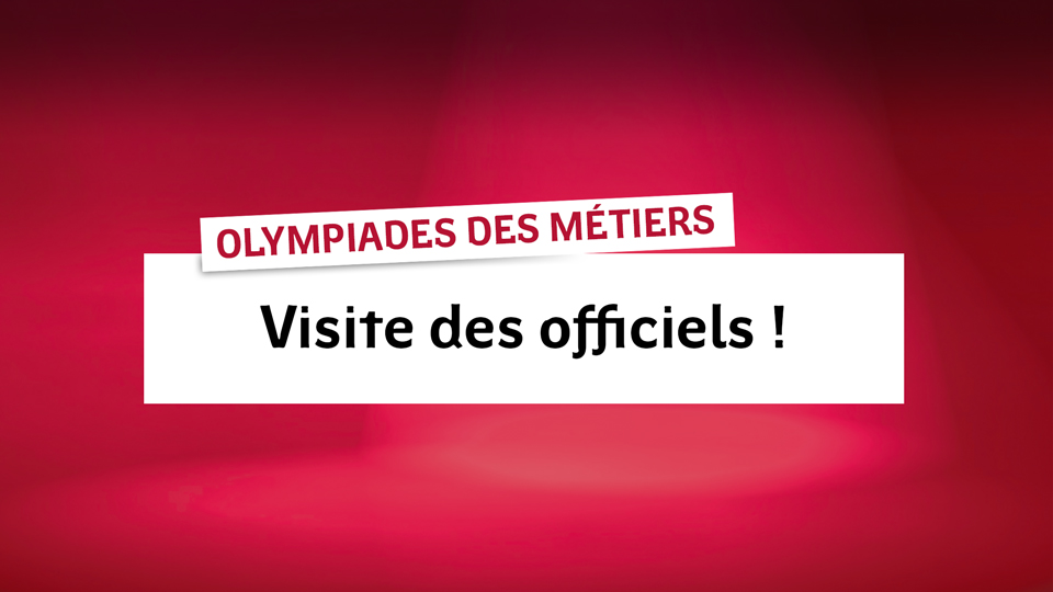 Olympiades - visite des officiels