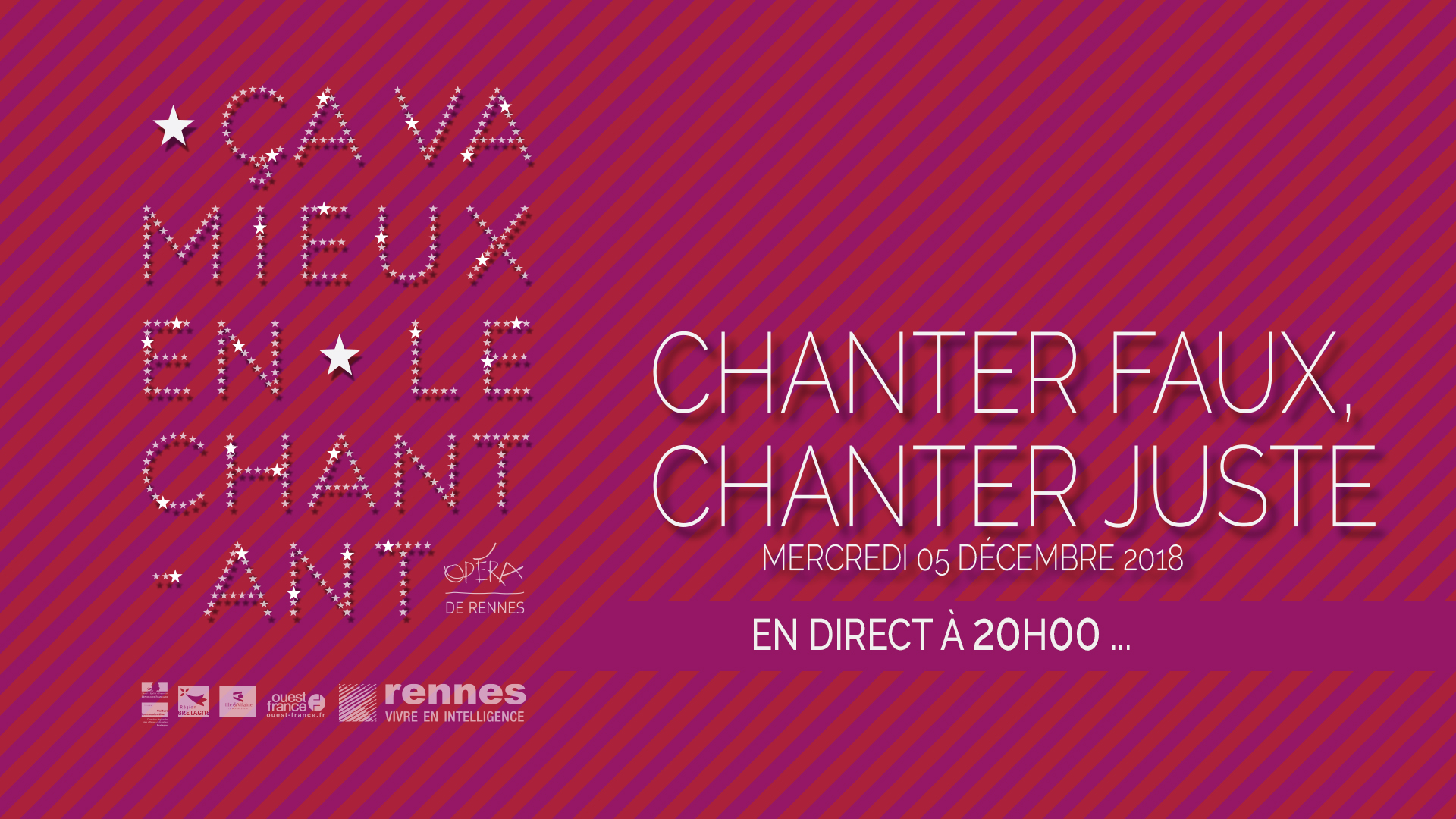 Carton chanter faux chanter juste